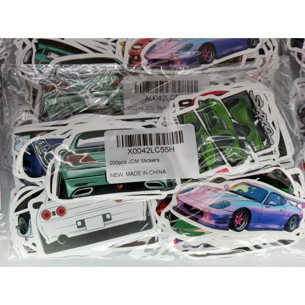 JDM Stickers Wholesale Lot 40 Packs x200pcs GTR Supra RX7 Skyline Vinyl Decal - Picture 3 of 7